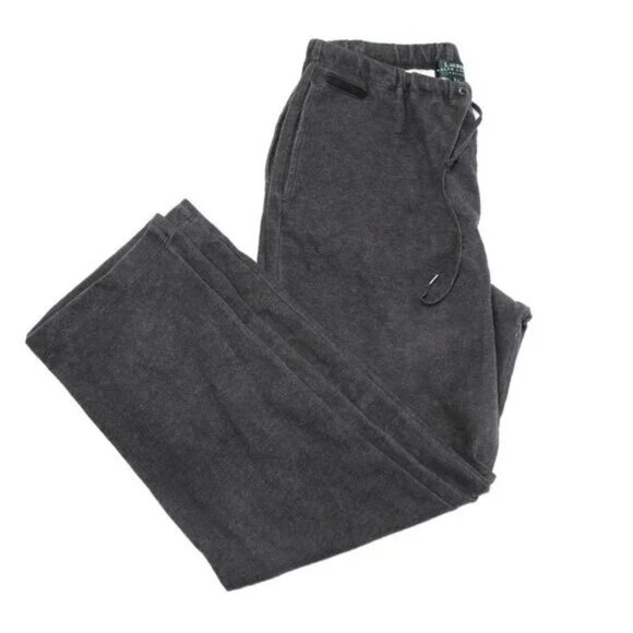 Vintage Ralph Lauren Lined Jogging Track Pants Lounge Wear Drawstring Wide Leg - Picture 1 of 10